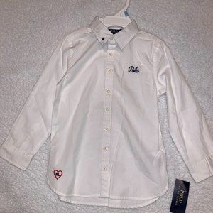 NWT Polo Ralph Lauren Girls Embroidered Shirt 5/5T